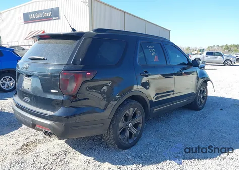 2018 Ford Explorer Sport из США, поврежденный, VIN 1FM5K8GT2JGC63108